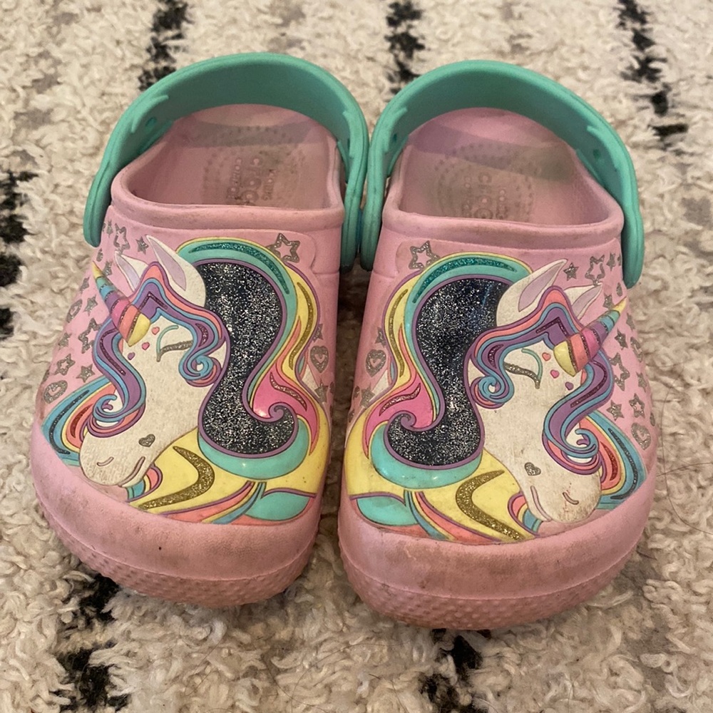 Unicorn crocs